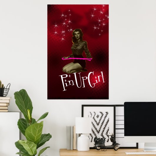 Button Up Girl Poster (Heimbüro)