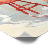 Button-Up-Girl Poster (Ecke)