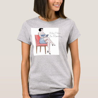 Button Up Girl Reading, Women's T - Shirt