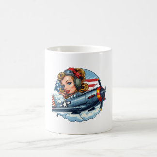 Button Up Girl Tasse