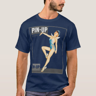 Button up Girl Vintag Pinup Magazine 31 T-Shirt