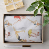 Button Up Girls 4 Beauties  Seidenpapier (Geschenk)