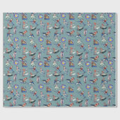 Button-Up-Girls Geschenkpapier (Flach)