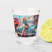 Button-Up-Glas aus Shot Glass