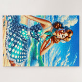 Button Up Lady Puzzle (Horizontal)