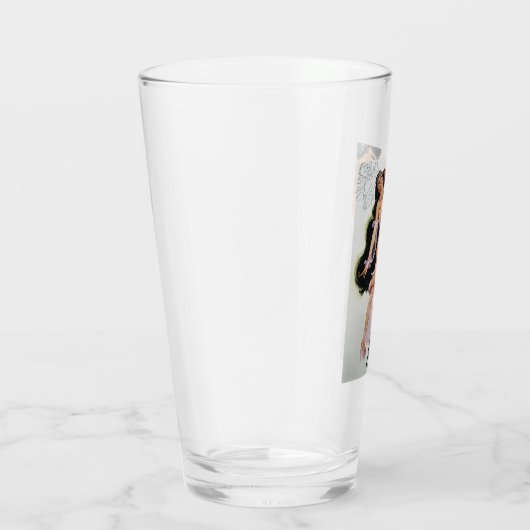 BUTTON-UP-MÄDCHENGLAS GLAS (Rechts)