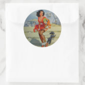 BUTTON UP MIRL RUNDER AUFKLEBER (Tasche)