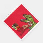 Button-up Navideña Jurásica Serviette (Ecke)