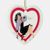 Button-up-Ornament Keramik Ornament (Rechts)