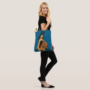 Button-Up Ostern - Sensual Bunny Girl mit Vintager Tasche