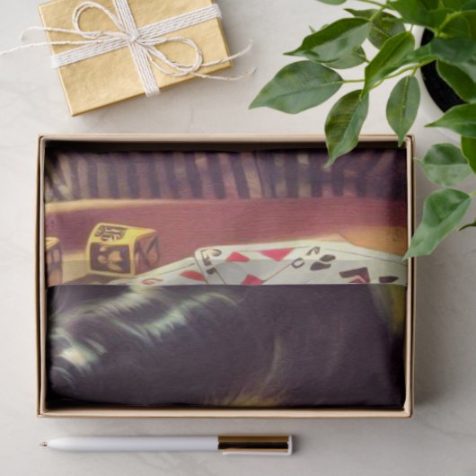 Button-up-Portrait-Malerei Seidenpapier (Geschenk)