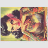 Button-up-Portrait-Malerei Seidenpapier (Vorderseite)