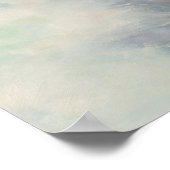 Button-Up Posing neben der Surfkunst Poster (Ecke)