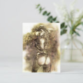 Button Up Postcard! Postkarte (Stehend Vorderseite)