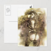 Button Up Postcard! Postkarte (Vorne/Hinten)