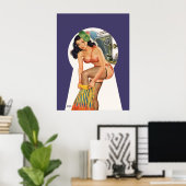 Button-Up-Poster Poster (Heimbüro)