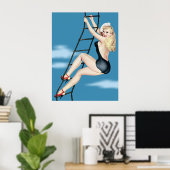 Button-Up-Poster Poster (Heimbüro)