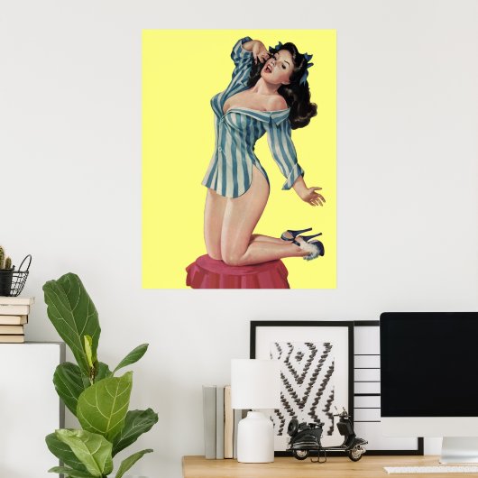 Button-Up-Poster Poster (Heimbüro)