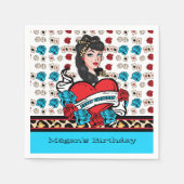 Button-up, Rock-A-Billy Serviette (Vorderseite)