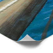 Button-Up Sailor Girl Art Poster (Ecke)