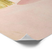 Button-Up Sweeping Woman Art Poster (Ecke)