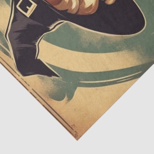 Button-Up-Tränke: Retro-Hexe-Dekoupage Seidenpapier (Detail)