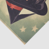 Button-Up-Tränke: Retro-Hexe-Dekoupage Seidenpapier (Detail)