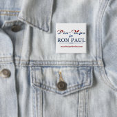 Button-UPS für Ron Paulquadrat-Knopf Button (Beispiel)
