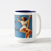 BUTTON UPS ZWEIFARBIGE TASSE (VorderseiteRechts)