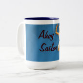 BUTTON UPS ZWEIFARBIGE TASSE (Vorderseite Links)