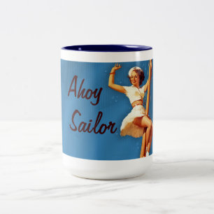 BUTTON UPS ZWEIFARBIGE TASSE