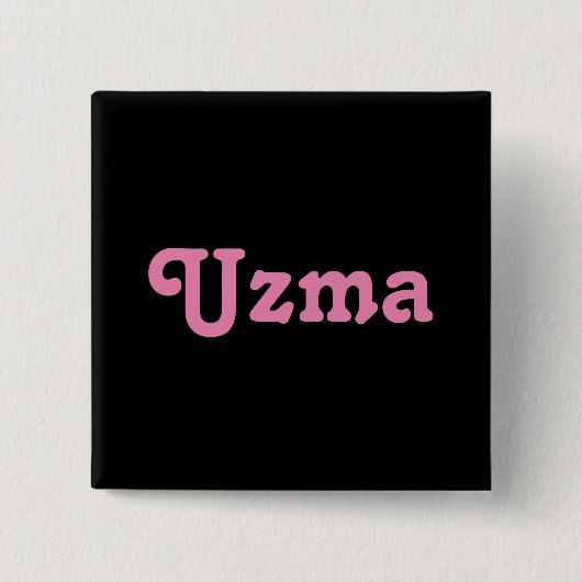 Button Uzma (Vorderseite)