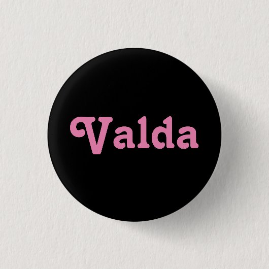 Button Valda (Vorderseite)