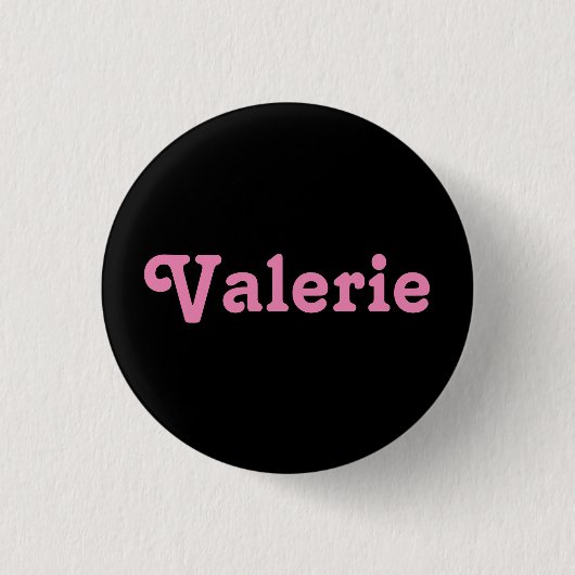 Button Valerie (Vorderseite)