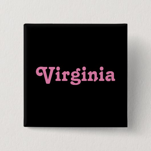 Button Virginia (Vorderseite)