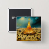 Button Visionary Storm at Burning Man (Vorne & Hinten)