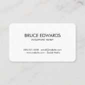 Button Visitenkarte (Rückseite)