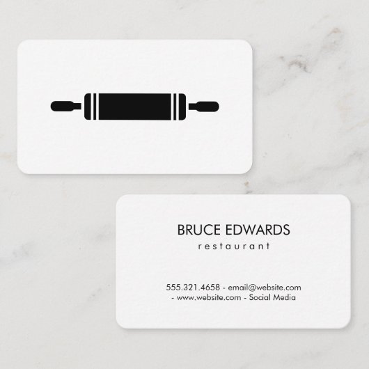 Button Visitenkarte (Vorne/Hinten)