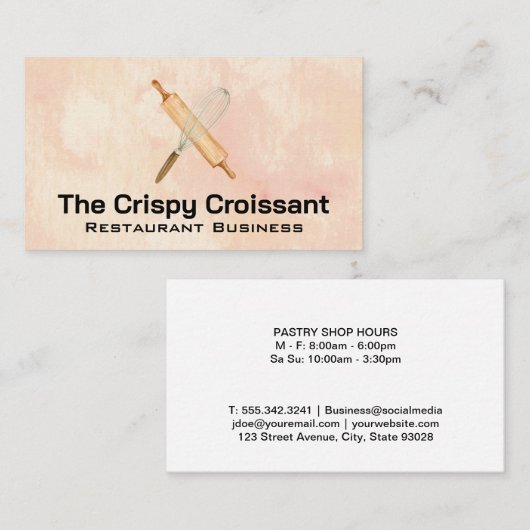 Button Visitenkarte (Vorne/Hinten)