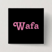 Button Wafa (Vorderseite)