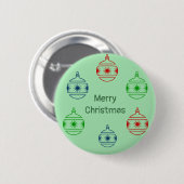 Button - Weihnachtsklauseln mit Gruß (Vorne & Hinten)