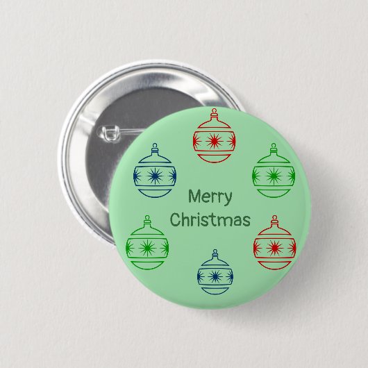 Button - Weihnachtsklauseln mit Gruß (Vorne & Hinten)