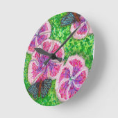 Button Wheel Hübsch Runde Wanduhr (Winkel)