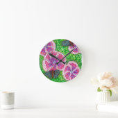 Button Wheel Hübsch Runde Wanduhr (Zuhause)