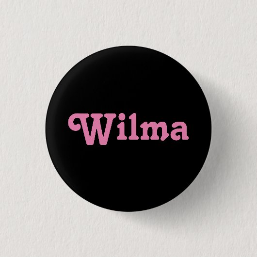 Button Wilma (Vorderseite)
