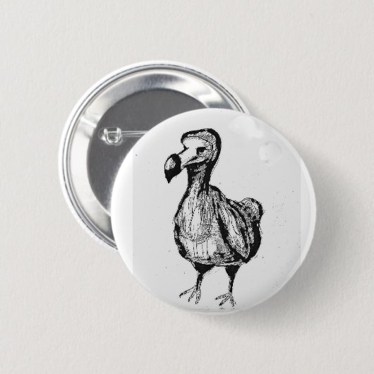 Button with Dodo (Vorne & Hinten)