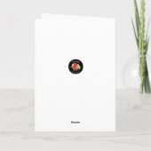 Button Wreath Holiday Card Feiertagskarte (Rückseite)