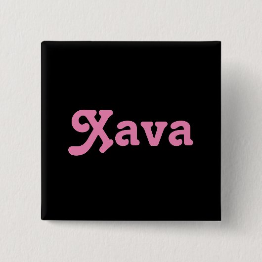 Button Xava (Vorderseite)