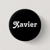Button Xavier (Vorderseite)