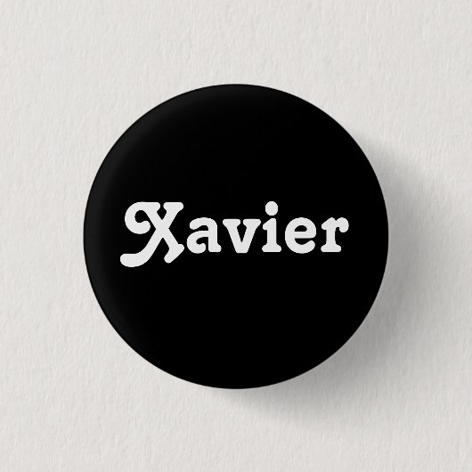 Button Xavier (Vorderseite)